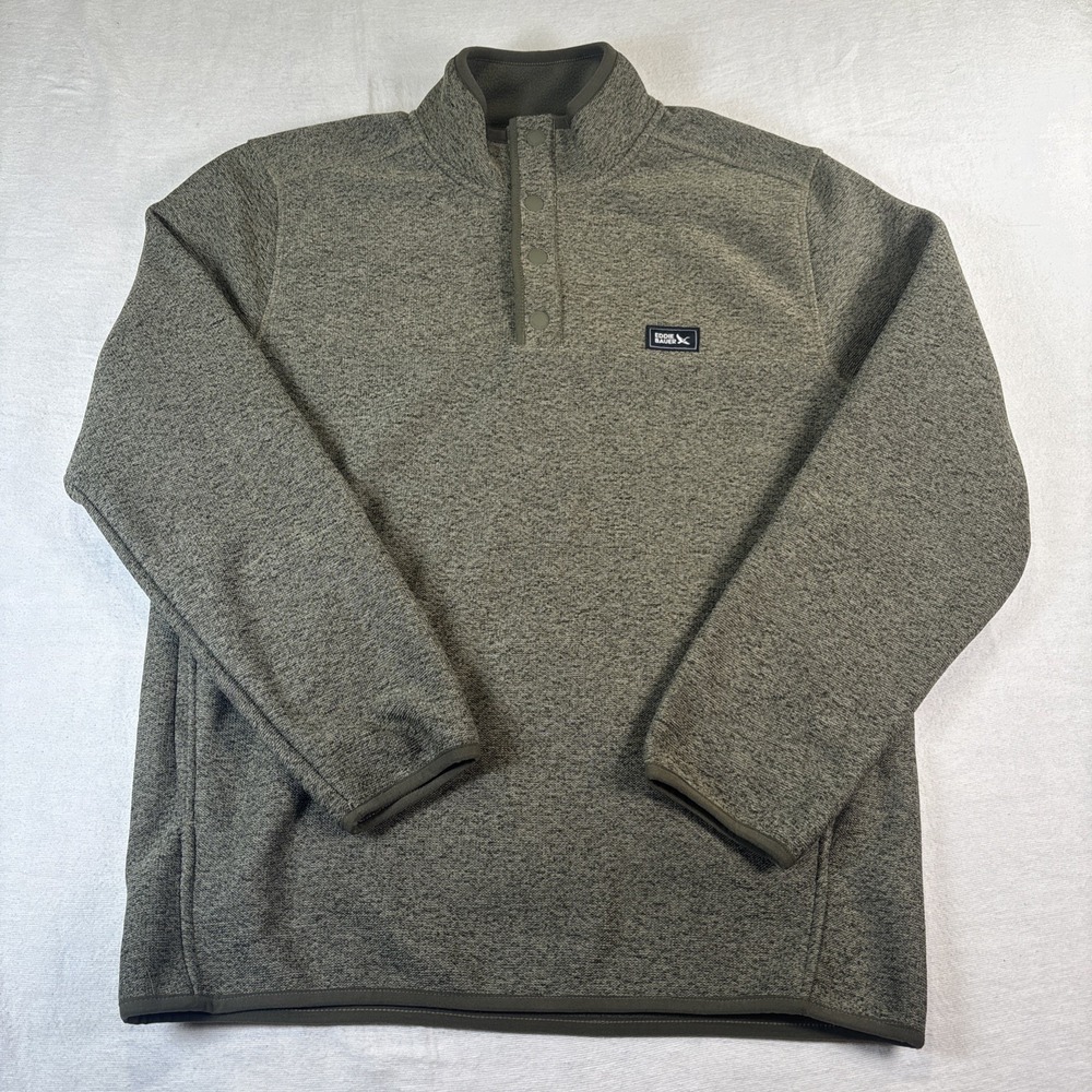 Eddie Bauer Men's Quarter Snap Warm Fleece Pullover Size Small